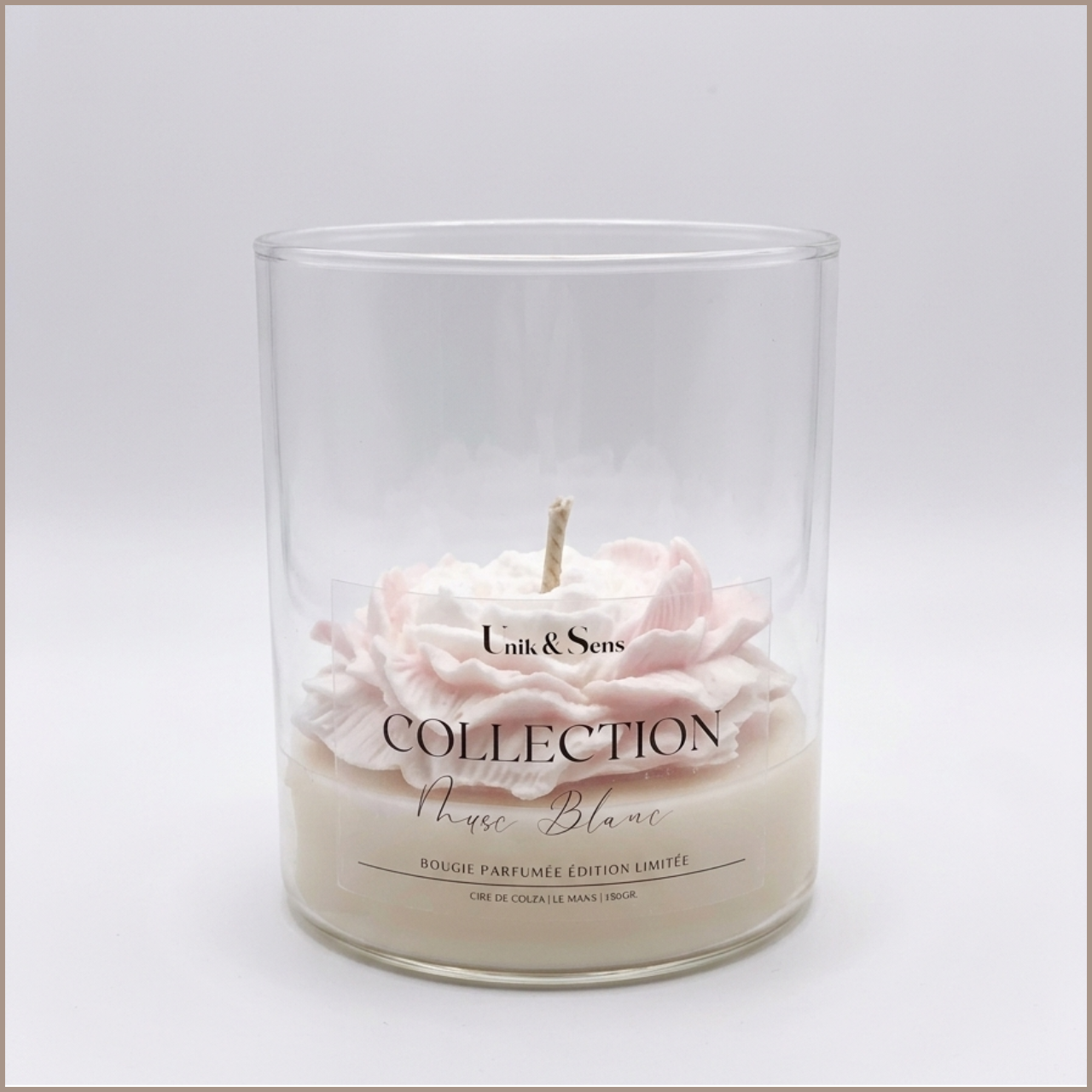 BOUGIE COLLECTION - MUSC BLANC - Unik & Sens